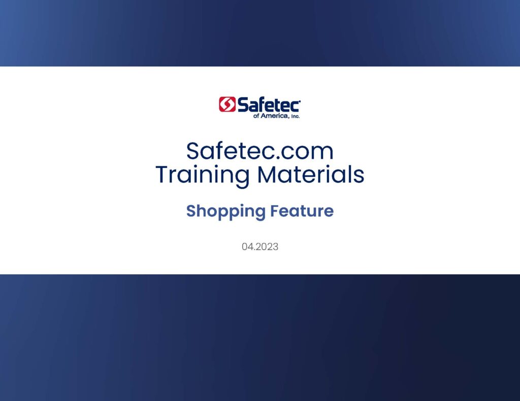 Shopping Feature Training Materials